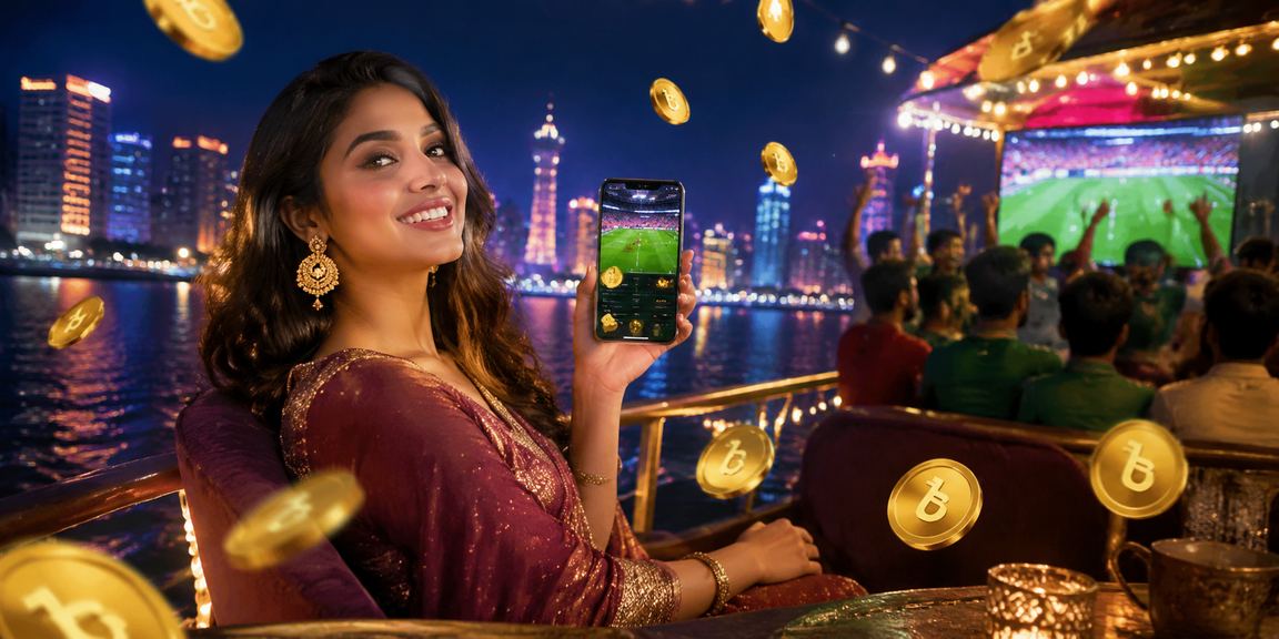 রংপুরে মোবাইলে ম্যাচ অডস চেক করছেন একজন ব্যবহারকারী